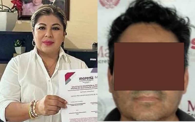 Detuvieron a Domingo "N", presunto implicado en el asesinato de Yesenia Lara La candidata Yesenia Lara y Domingo 'N', su presunto asesino