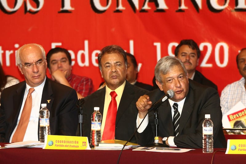 Dante Delgado y AMLO