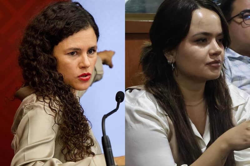 Luisa Alcalde, dirigente nacional de Morena, y Melissa Cornejo, consejera estatal en Jalisco Luisa Alcalde, dirigente nacional de Morena, y Melissa Cornejo, consejera estatal en Jalisco