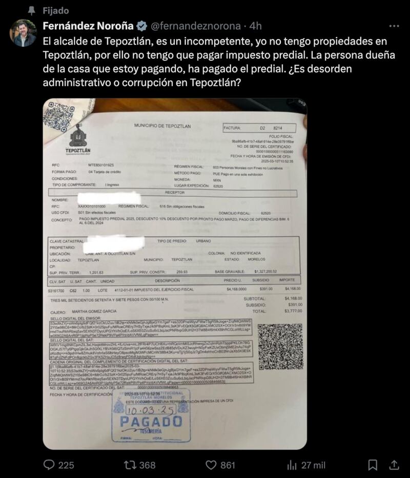 Fernández Noroña