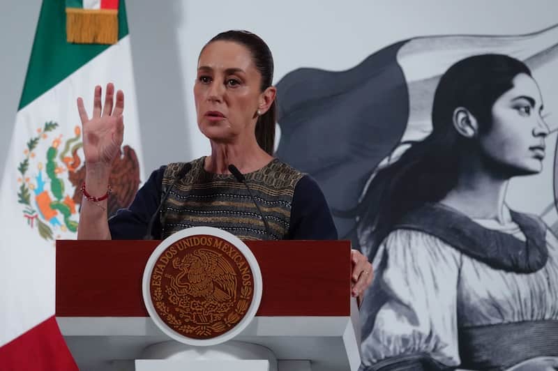 Claudia Sheinbaum, presidenta de México, encabezó la conferencia “Mañanera del Pueblo” en la que se presentó el informe de por parte del gabinete de Seguridad. Claudia Sheinbaum, presidenta de México, encabezó la conferencia “Mañanera del Pueblo” en la que se presentó el informe de por parte del gabinete de Seguridad.