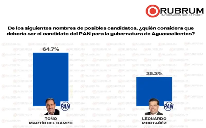 Encuesta precandidatos Aguascalientes Rubrum