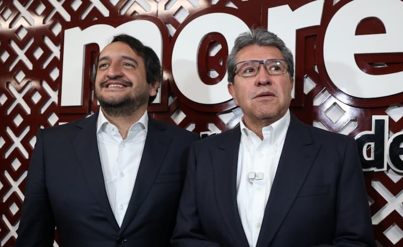 Andy López Beltrán y Ricardo Monreal