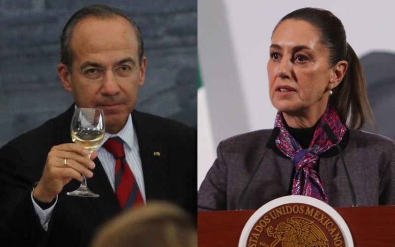 Felipe Calderón celebra a Sheinbaum