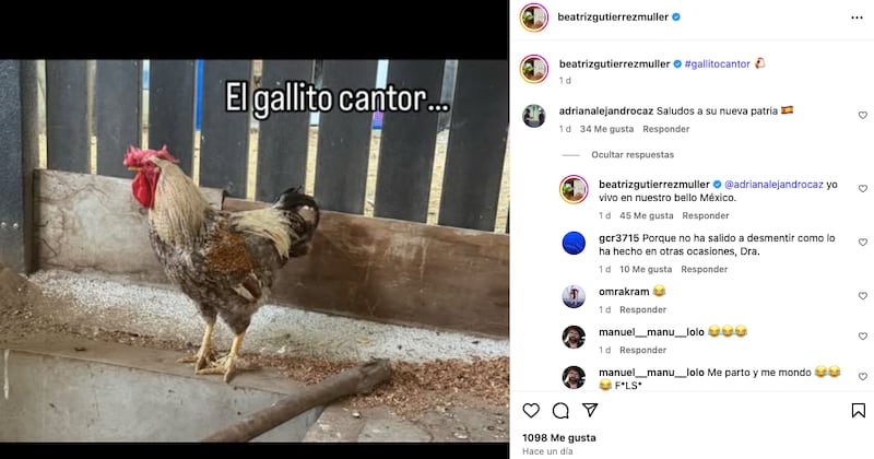 Beatriz Gutiérrez reacciona a rumores