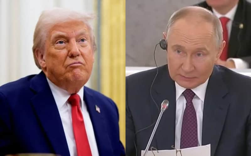 El presidente Donald Trump sostuvo una larga conversación con el mandatario ruso El presidente de EUA, Donald Trump y el presidente de Rusia, Vladimir Putin