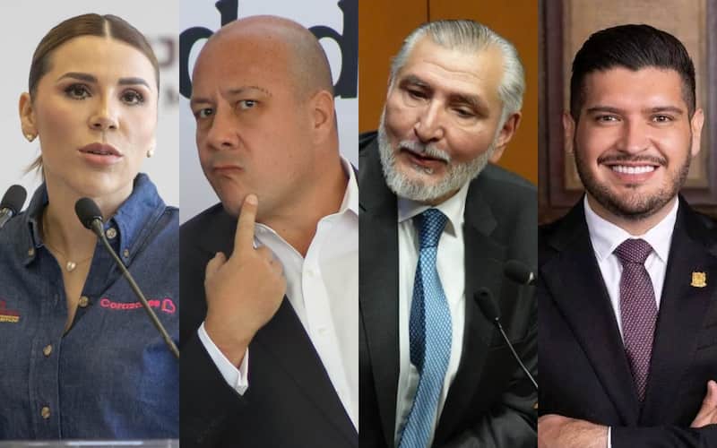 Políticos mexicanos fueron incluidos en la lista negra de EUA Marina del Pilar, Enrique Alfaro, Adán Augusto López y Alberto Granados son los políticos que estaría investigando EUA