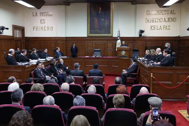 Pleno de la Suprema Corte El Poder Judicial será uno de los que sufrirá recortes presupuestales en el 2025