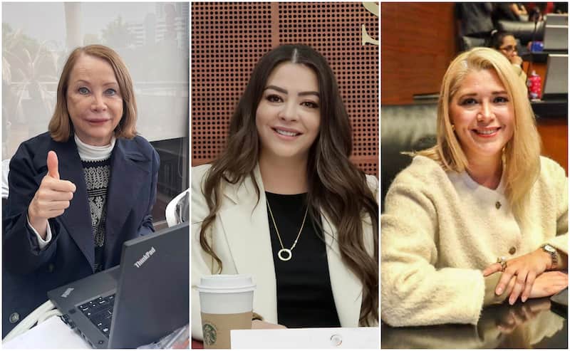 Gerardo Fernández Noroña saldrá de la mesa directiva el próximo 31 de agosto por lo que ya comienzan a surgir varios nombres para sucederlo. Imágenes de las legisladoras de morena