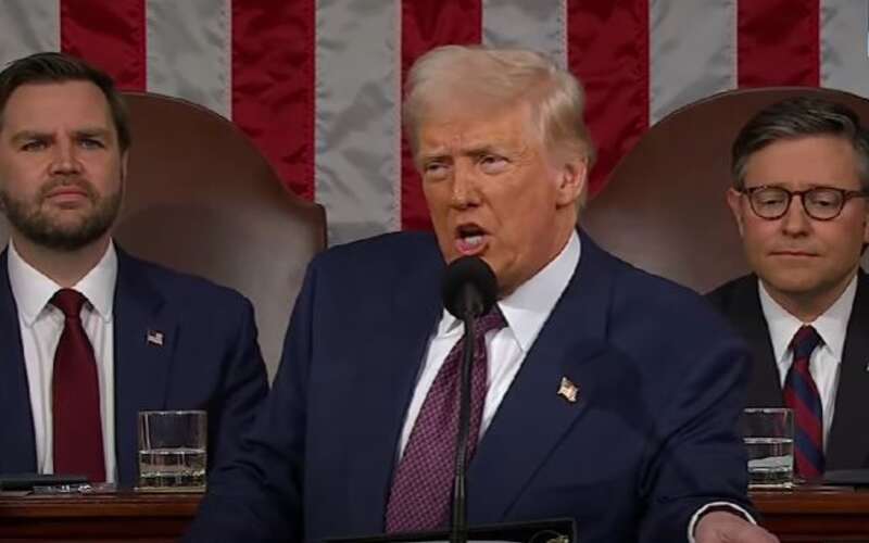 El presidente de los Estados Unidos, Donald Trump Trump aseguró que su primer mes es de los mejores de la historia del país