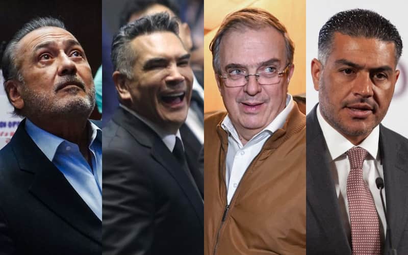 El PRI aseguró que podrá ganarle a Morena en las elecciones que vienen Manlio Fabio Beltrones, Alito Moreno, Marcelo Ebrard y Omar García Harfuch