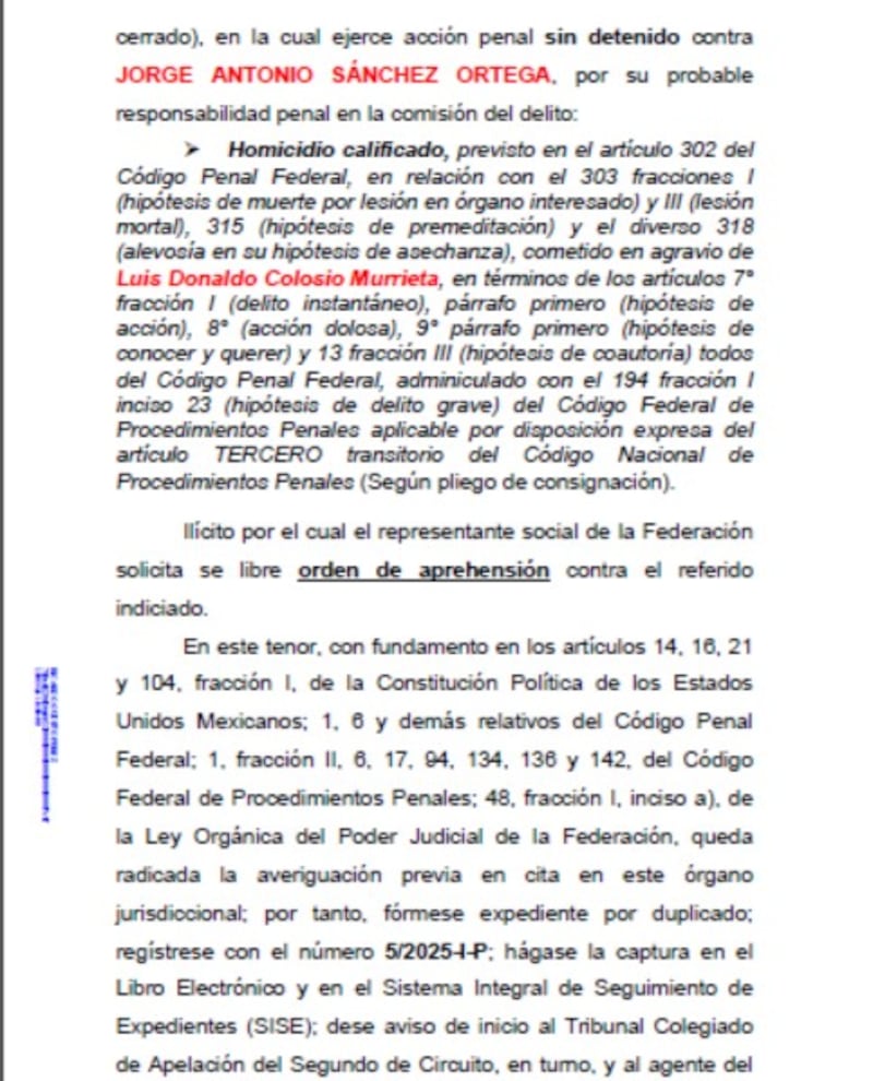 Acta de Jorge Antonio Sánchez Ortega