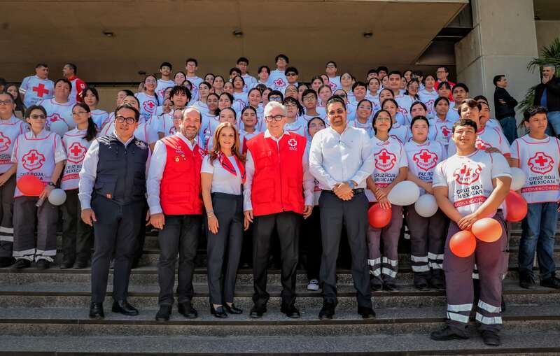 El gobernador de Sinaloa, Rubén Rocha Moya, encabezó el arranque de la Colecta Nacional de la Cruz Roja en la entidad, con el objetivo de recaudar 45 millones de pesos. Imagen promocional