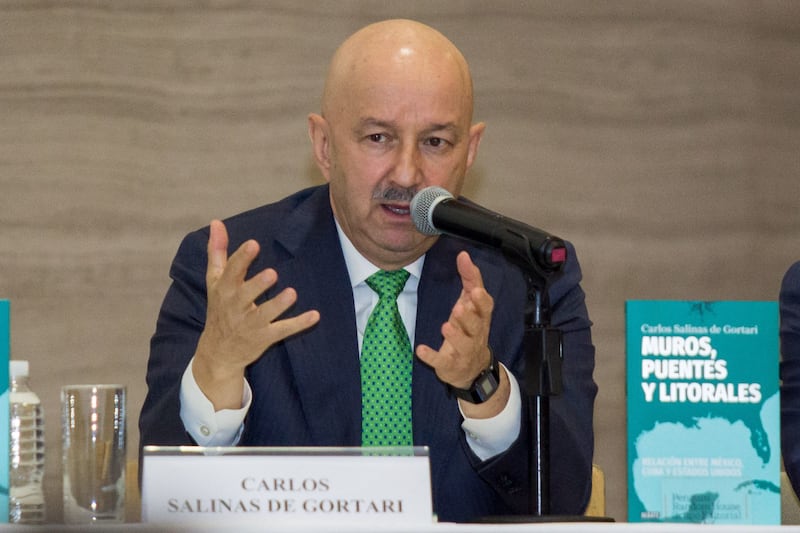 Expresidente Carlos Salinas de Gortari