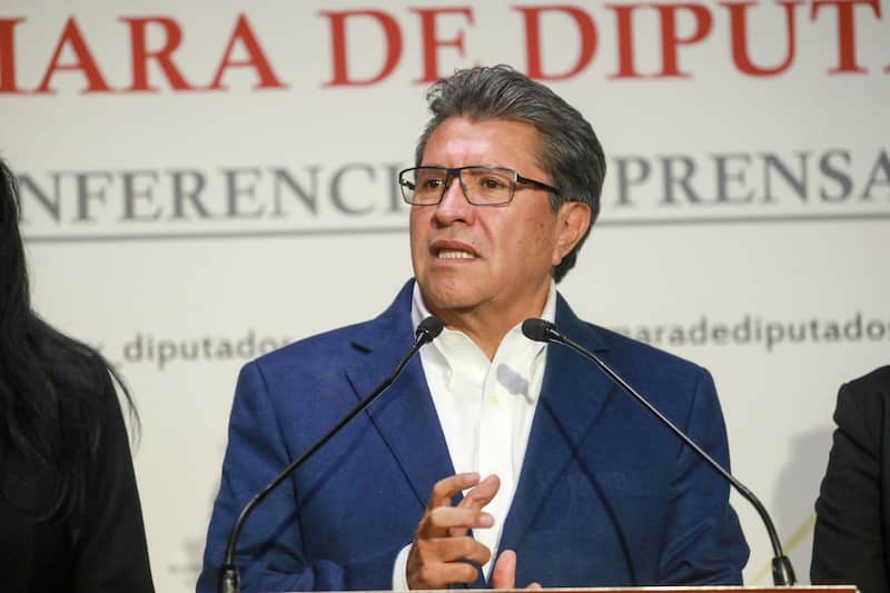 Ricardo Monreal, coordinador de los diputados de Morena. Monreal enfrenta una situación difícil como coordinador de los morenistas en San Lázaro.