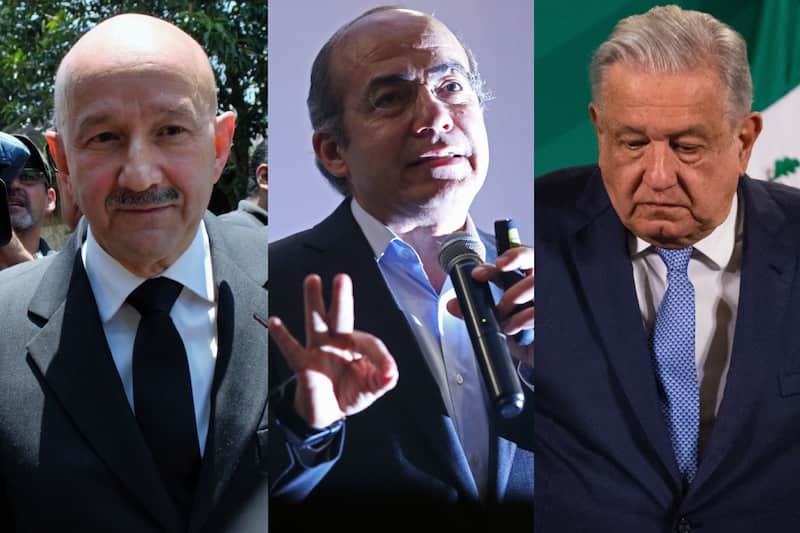 Carlos Salinas, Felipe Calderón y Andrés Manuel López Obrador, expresidentes de México Carlos Salinas, Felipe Calderón y Andrés Manuel López Obrador, expresidentes de México, han sido señalados por presuntos vínculos con el crimen.