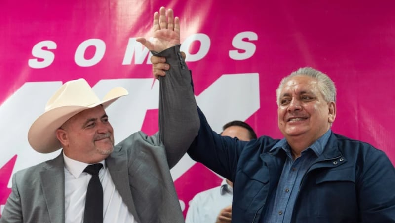 Julian LeBarón y Guadalupe Acosta Naranko