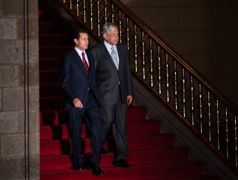AMLO y Peña Nieto