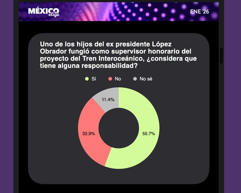 Encuesta de México reveló que el hijo de AMLO es uno de los responsables del descarrilamiento del Tren interoceánico