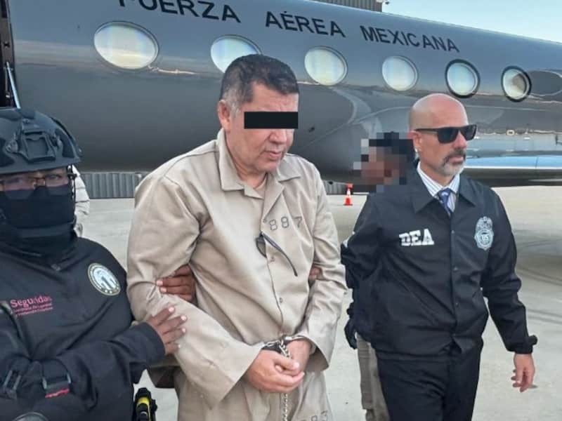 ESTADOS UNIDOS, 14AGOSTO2035.- La Administración para el Control de Drogas de los Estados Unidos (DEA) por sus siglas en compartió la primera fotografía de Abigael González Valencia, alias “El Cuini”, exlíder del del grupo delictivo "Lo Cuinis" bajo su custodia en Estados Unidos tras ser entregado por el gabinete de Seguridad de México. FOTO: REDES DEAHQ/CUARTOSCURO.COM Imagen de Abigael González Valencia, El Cuini