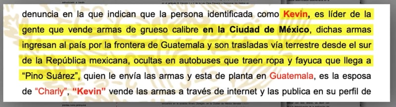 De acuerdo a información revelada por Latinus, el dueño de Miss Universo operaba una red de tráfico de armas que tenía como clientes al CJNG, La Unión y La Chokiza, a unas calles de Palacio Nacional. Documento de la FGR