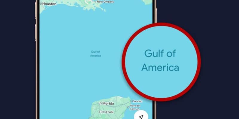 Google Maps actualiza el nombre del Golfo de México a Golfo de América tras una orden ejecutiva de Donald Trump. Google Maps cambia el nombre del Golfo de México a Golfo de América en EE.UU. tras una orden ejecutiva de Trump.