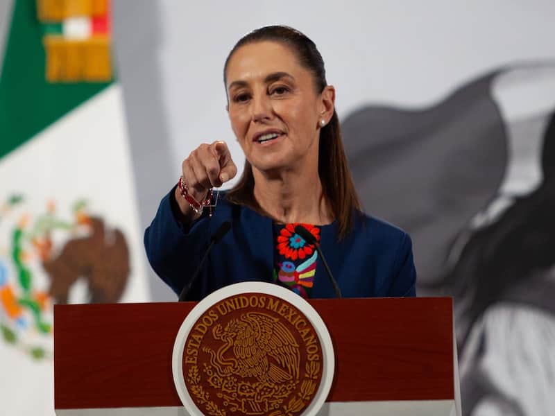 CIUDAD DE MÉXICO, 17NOVIEMBRE2025.- Claudia Sheinbaum Pardo, presidenta de México, durante conferencia de prensa en Palacio Nacional donde opinó sobre la marcha de la Generación Z el pasado Sábado en la cual hubo enfrentamiento con la policía capitalina.
FOTO: ANDREA MURCIA /CUARTOSCURO.COM Imagen de Claudia Sheinbaum