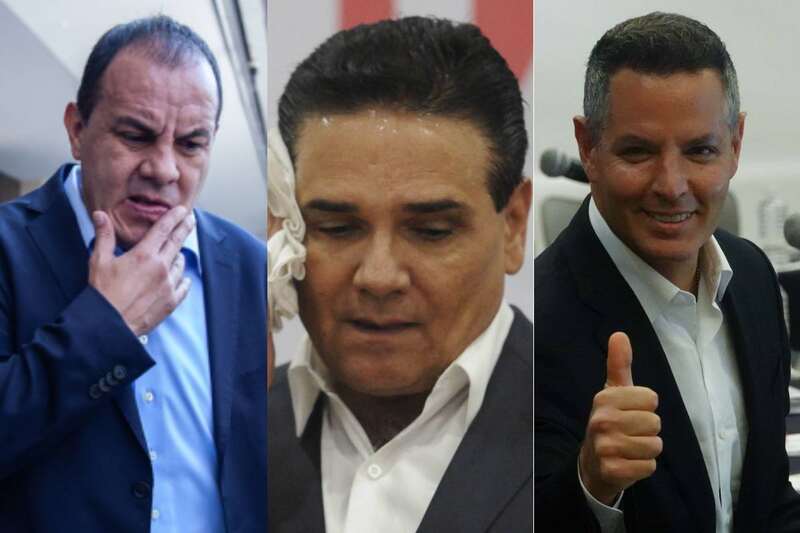 Cuauhtémoc Blanco, Silvano Aureoles y Alejandro Murat, exgobernadores Cuauhtémoc Blanco, Silvano Aureoles y Alejandro Murat, exgobernadores