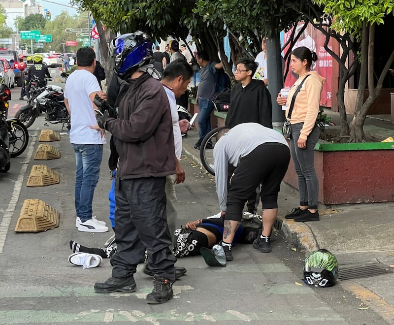 Víctima en rodada de Sandra Cuevas