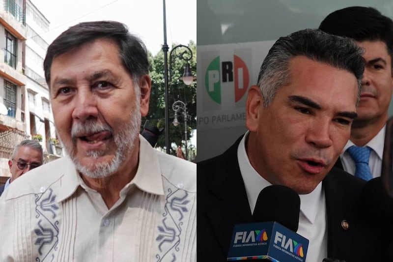 Noroña y Alito Moreno