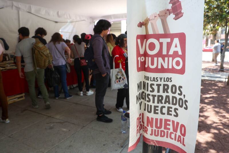 elección judicial en focos rojos