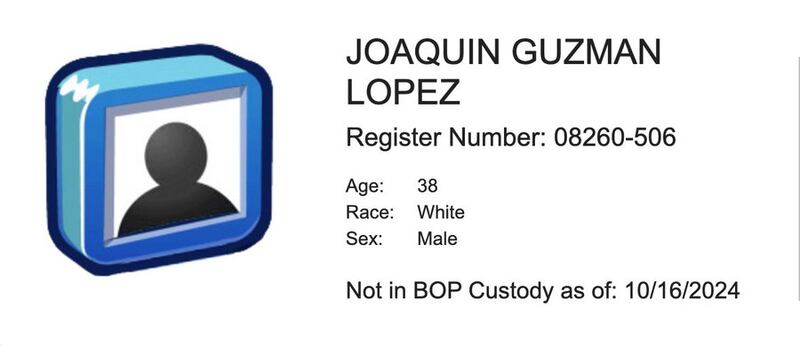 Detención Joaquín Guzmán López en EUA