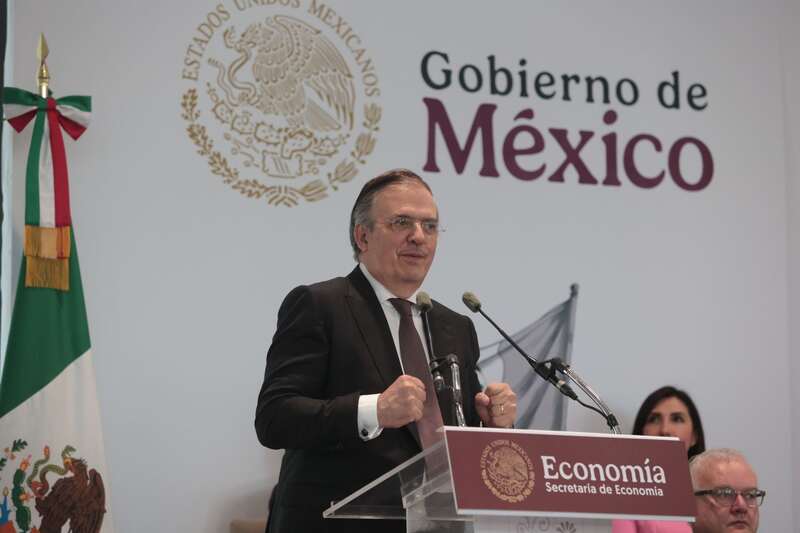 La Secretaría de Economía estaría preparando una nueva reforma. Secretario de Economía, Marcelo Ebrard, 2024.