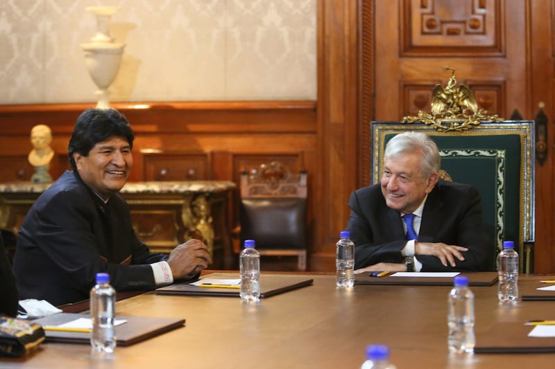 AMLO y Evo Morales