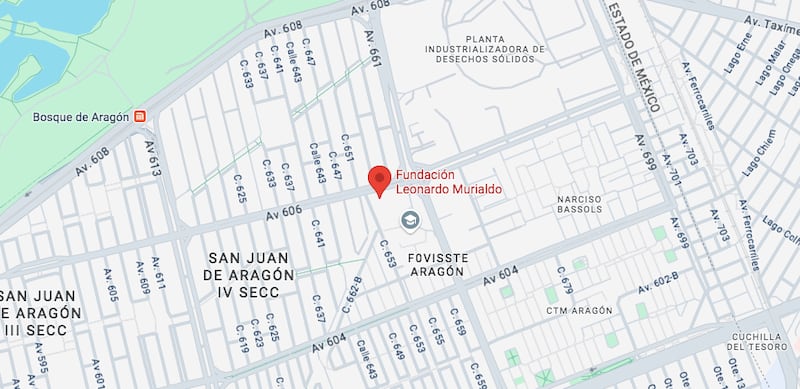 Ubicación Centro Comunitario Leonardo Murialdo