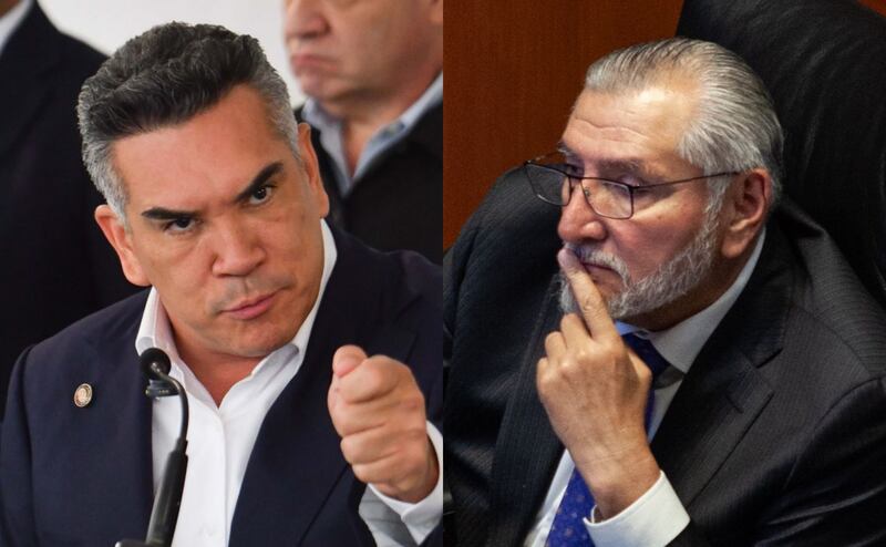 Alito Moreno y Adán Augusto