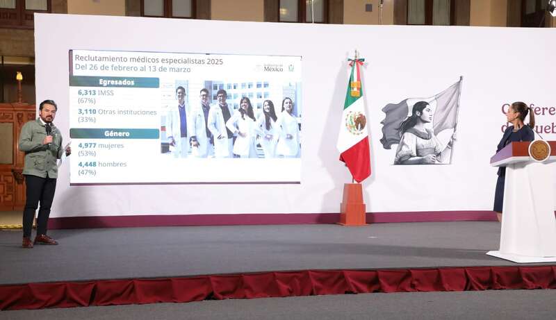 Zoé Robledo presenta resultados de draft 2025. Zoé Robledo presenta resultados de draft 2025.