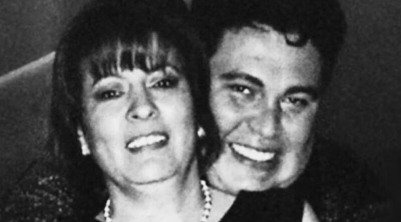 Isabel y su hijo Hugo Wallace