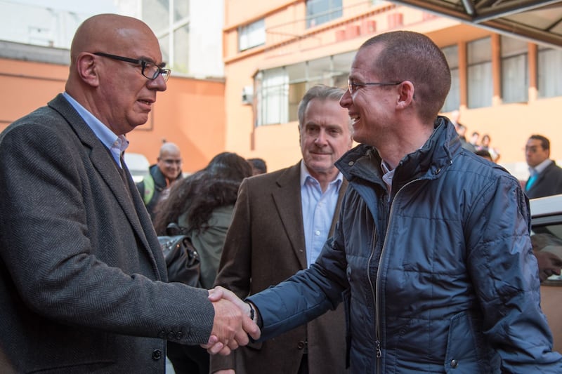 Dante Delgado y Ricardo Anaya