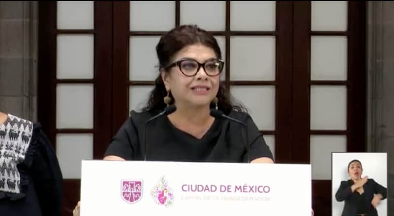 la jefa de gobierno presentó una conferencia de prensa para decir que no habrá impunidad en el crimen la jefa de gobierno en conferencia