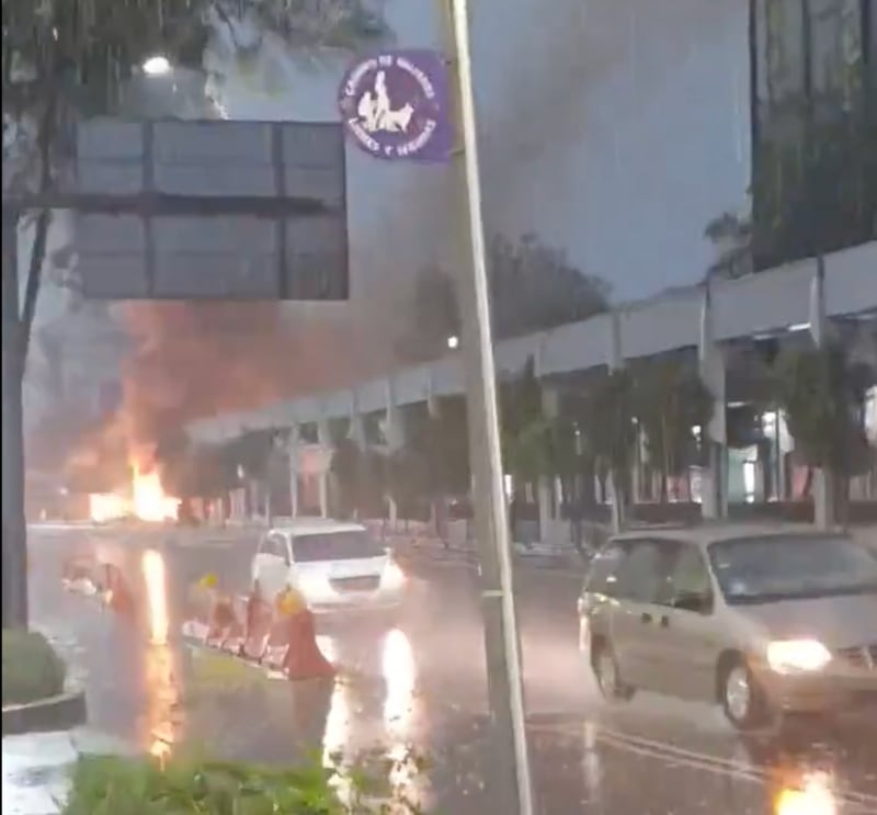 Explosión en San Antonio Abad