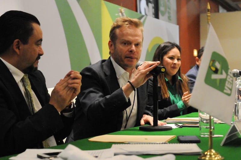 Arturo Escobar, coordinador del Partido Verde