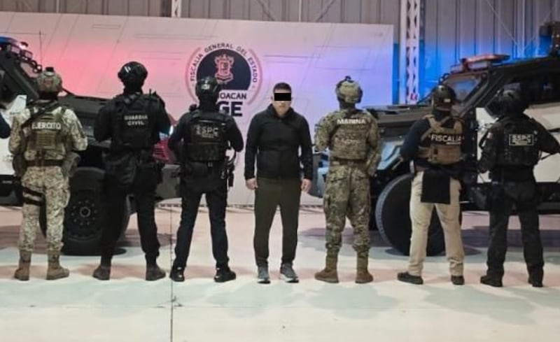 José Armando N, alias 'El Licenciado', presunto autor intelectual del asesinato de Carlos Manzo José Armando N, alias 'El Licenciado'