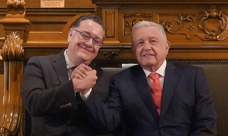 AMLO y Gabriel García