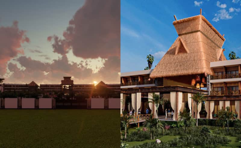 Hotel Mundo Maya Calakmul El Hotel Mundo Maya Calakmul fue construido por la Sedena con un costo de mil millones de pesos