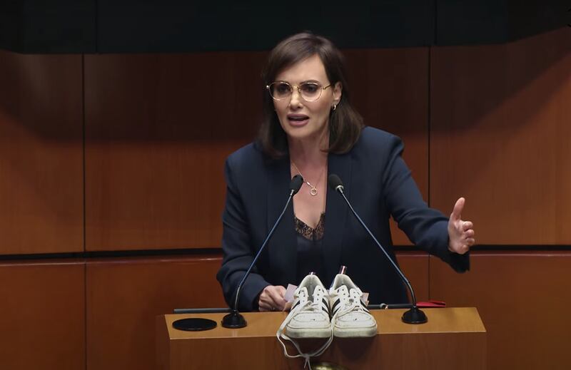 Lilly Téllez acusa a Morena de coludirse con el crimen organizado. Lilly Téllez