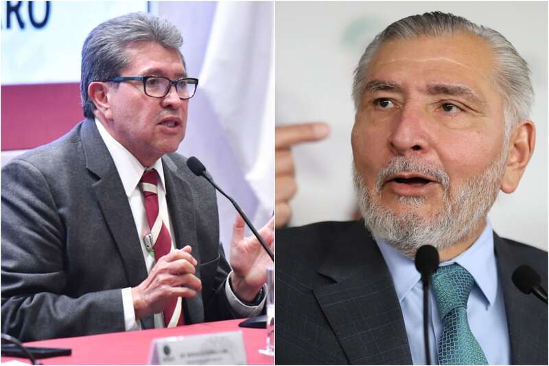 Ricardo Monreal y Adán Augusto López. Los legisladores tendrían otra disputa en la designación de comisiones.