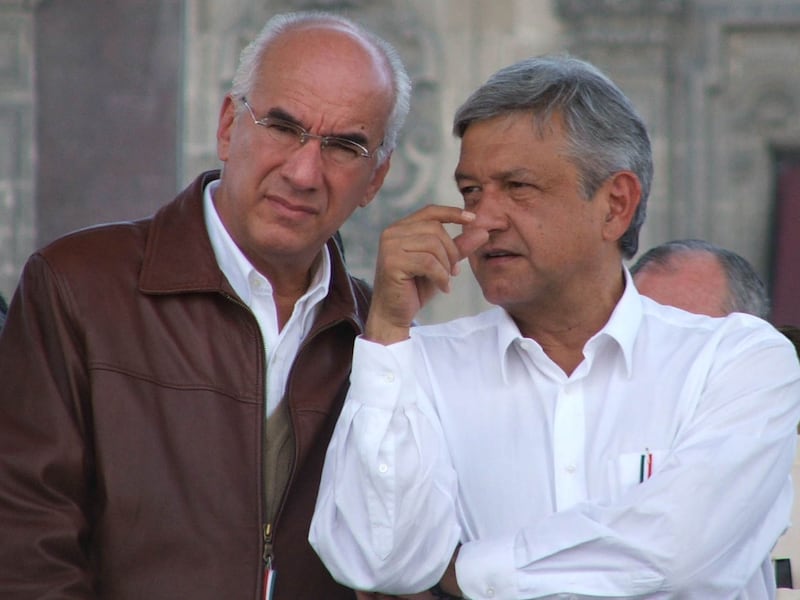 Dante Delgado y AMLO