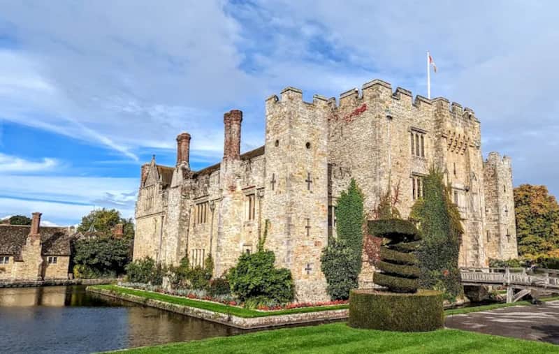 Castillo de Hever. Fotografía de fachada de Castillo de Hever.