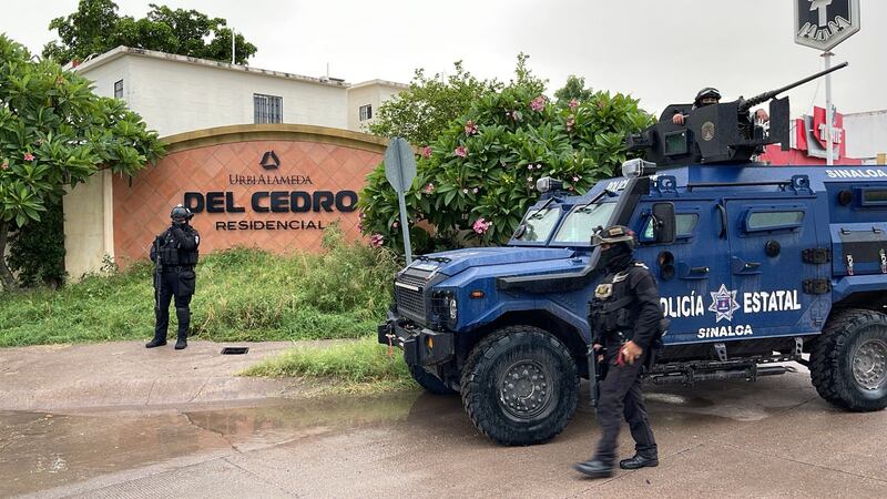Policías tras agresión en Culiacán